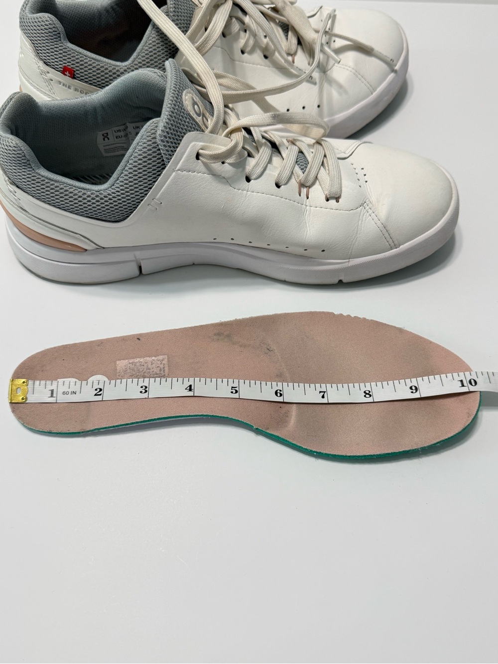 On Cloud The Roger Advantage 2 Women's Sneakers Size 9 White Grey - Picture 12 of 13